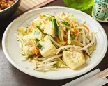 豆腐ちゃんぷるー Stir-Fried Tofu Chanpurū（沖縄料理 やんばる 新宿総本店）