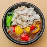 サラダチキンを食べるカレー丼(鳥むね)（鳥益）