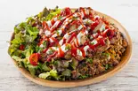 (お肉増量)tacosシラチャーチキンオーバーライス（【ごはん特盛まで無料】MEXジャークチキンオーバーライス 弘明寺店）