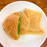 たいやき(抹茶クリーム)（仔てつ）