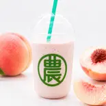 夏休み特価 | 桃のスムージー Peach Smoothie（スムージー＆タコライス 農Cafe and Marche(農カフェアンドマルシェ)東新宿店）