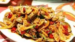 アサリの辛味炒め（聚楽飯店）