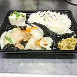 イカ エビと多種野菜塩味炒めお弁当（点心楼 台北）
