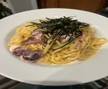 ヤリイカとタラコのクリームソース（trattoria craft）