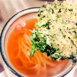 春菊天うどん(うどん焼き鳥処 ぽらりす)
