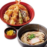 【満腹久セット】ぶっかけうどん・海老天丼（久兵衛屋 南与野店）