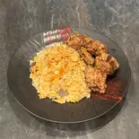 ガーリックライス唐揚げ（鉄板焼一楓）