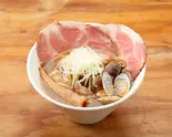 あさりらーめん・貝メシセット(貝出汁専門ラーメン くそオヤジ最後のひとふり 東大阪店)