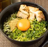ミニ炙りチャーシューたまごかけご飯 Mini Broiled Pork Filet ＆ Eggs on Rice（麺屋つばき 寺田町店）