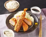 匠のミックスフライ弁当(大海老フライ+メンチカツ+SPFヒレカツ)(タル1)(揚げたてかつ TAKUMI 三宮南店)