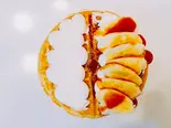 バナナ＆キャラメルソース＆ミルククリーム Banana ＆ Caramel sauce ＆ Milk cream（ワッフルパラダイスMIYAKO 用賀店）