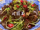 豆苗ときくらげの和え物【豆苗拌木耳】（川覇王）