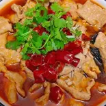 豚肉の四川風煮込み(水煮肉片)（聚香源）