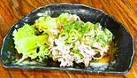 牛肉のしゃぶしゃぶぽん酢がけ(餃子工房ちびすけ 梅田総本店)
