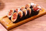 チャンジャ_キンパ（新大久保韓国横丁 第一食堂）