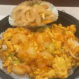 海老と玉子のチリソース炒め丼（喜家♡丼丸♡【手作り総菜弁当キヤ】）