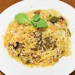 haidarabad dum lam biriyaniラムビリヤニ（アジアン屋台 チャオサイゴン パリバール 中野坂上店）