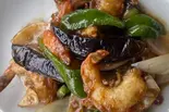 大虾茄子 大えびとナスのオイスターソース炒め（上海苑）