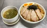 満足盛り魚介豚骨つけ麺（麺屋のりお西成花園店）