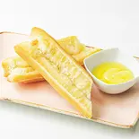 【台湾油条】ガーリックバター台湾揚げパン Dim Sum Master's Taiwanese Fried Bread with garlic butter（韓流ご褒美飯♪バターガーリックライスの【サムギョプサル丼】 黄金町店）