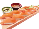 サーモンづくしセット(1人前) Salmon Sushi Combo (1 serving)（東京寿司 ITAMAE SUSHI 新宿東宝ビル店 Tokyo Sushi Itamae Sushi Shinjuku Toho）
