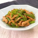 豚肉とピーマンの細切り炒め（知味軒）