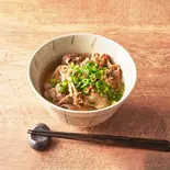 お出汁を効かせた肉吸い(お肉80g)（大阪名物！肉吸い「千日屋」 博多店）