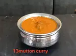 マトンカレー(サラダ &ナンorライス) Mutton Curry (Served with Naan or Rice and Salad)(エバーグリーン 新小岩店)