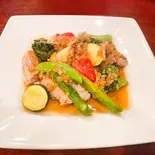 若鶏もものステーキオニオンソース（おいしいカウンター酒場Hatena）