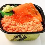 鮭家族丼（丼丸 西早稲田店）
