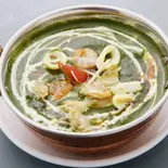 シーフードほうれん草カレー・Seafood Spinach Curry（カレーハウス向ヶ丘遊園）