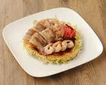 海老と豚玉(広島風)（お好み焼き・鉄板焼 みつえちゃん 西船橋北口駅前店）