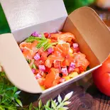 <ミニ>スモークサーモンサラダ <Mini> Smoked Salmon Salad（玄米キッチン 八ヶ月）