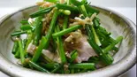 女性人気 蒸し鶏と青ネギと水菜のピリ辛青唐サラダ（肉ドコロ せい吾）