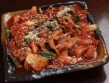 ホルモン炒め（韓国料理ヤンピョン へジャンク 別館）