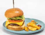 チーズバーガー（HAMBURGER SHOP プラージュ）
