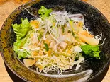 鶏とキャベツのしそぽん酢がけサラダ(餃子工房 ちびすけ 阿倍野橋店)