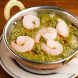 えびとほうれん草のカレー/Shrimp and Spinach Curry（ローカルスパイシーシタラ）