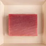生本まぐろ中トロ柵Sサイズ(100g)（みらい水産【生本まぐろ店】）