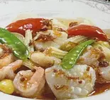 三種類海鮮のxo醤炒め（鴻運食房）