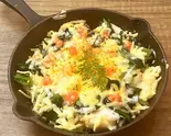明太子とほうれん草のクリームドリア（みなとがわおむらいす）