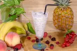 チョコバナナスムージー Choco-Banana Smoothie（Nepali Kitchen ＆ Spice House今里店）
