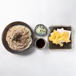 いか天ざる（蕎麦切りくろ 大通本店）