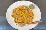 ベジタブルチョーミン Vegetable chowmain（三日月亭 AL-HILAL DINER）