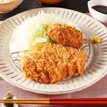 宮城県蔵王産ミルクのクリームコロッケとやわらかチキンカツ弁当（揚げたてかつ TAKUMI 大橋店）