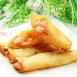 鮮蝦春卷き(みかね中華食堂)