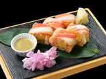 名物かにぼっこ（おたる亭 出前寿司）