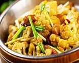 大盆花菜  カリフラワーのピリ辛炒め（湘味食府）
