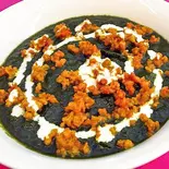 ほうれん草キーマカレー Sag Keema（デリーマハル）