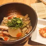 肉増量中!ごちそう豚汁チゲ風 にゅうめん(Bar Jam)